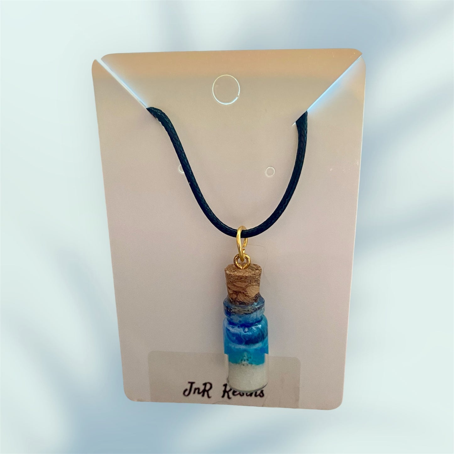 Beach in a bottle pendant
